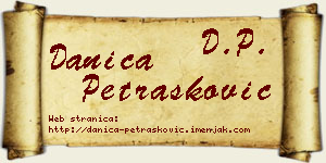 Danica Petrašković vizit kartica